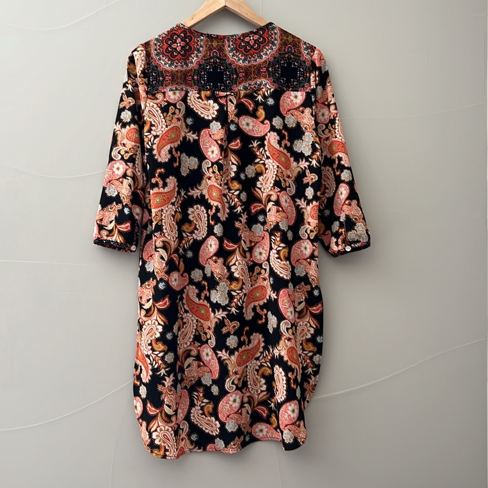 Figueroa & Flower gorgeous tunic blouse size medium - Picture 9 of 10